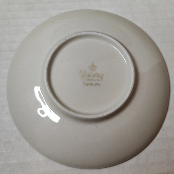 Winterling Bavaria Germany Floral Cup & Saucer Small Gold Flowers Spots Vintage - Picture 15 of 16